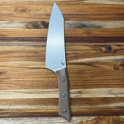 Microtech Culinary 8" Chef's Knife w/ Coyote Tan G10 Handle