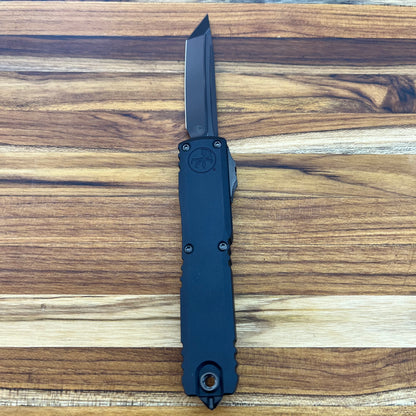 Microtech Ultratech Gen III ZBP T/E 3.5" Shadow DLC OTF w/ Black Aluminum Handle
