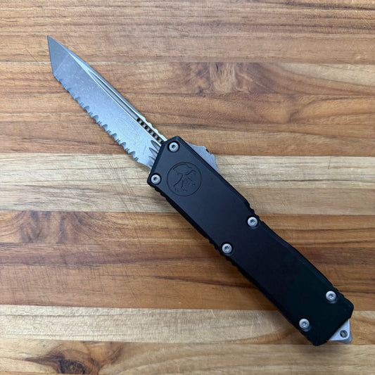 Microtech Scarab II Gen III Executive T/E 4" F/S OTF w/ Black Aluminum Handle