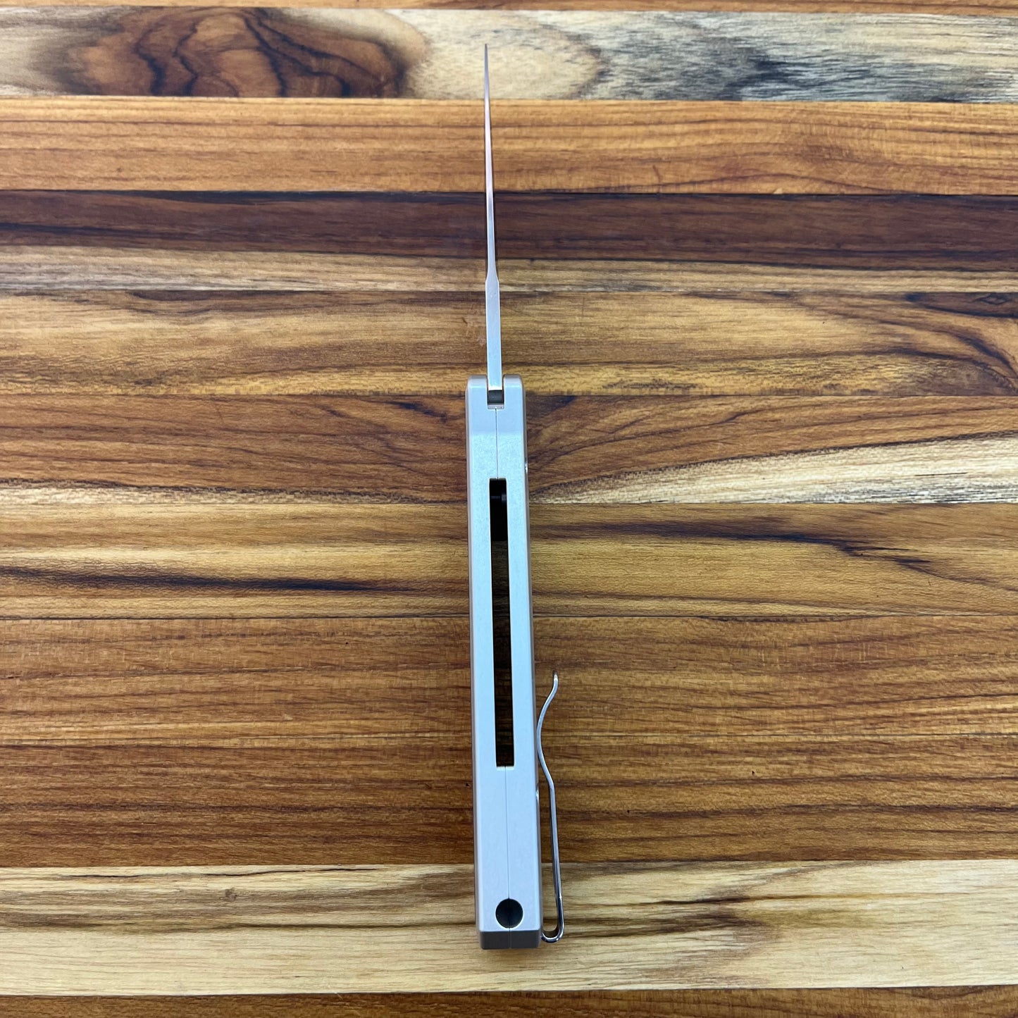 Pro-Tech Godson 3.15" Auto w/ Crosscut Carbon Fiber Inlay on Silver Aluminum & Black Lip Pearl Button