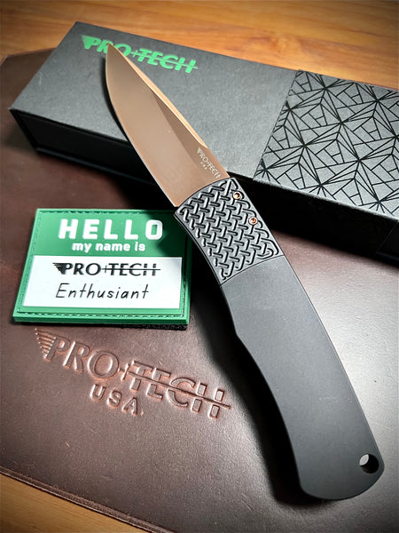 Pro-tech BR-1 RG Magic Whiskers Bolster Release Rose Gold 154cm Auto