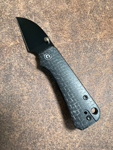 Civivi C19068SC-1 Baby Banter Wharncliffe 2.32" Black Nitro-V Black Micarta Knife