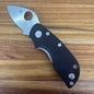 Spyderco Chicago 2" Folding Knife w/ Black G10 Handle