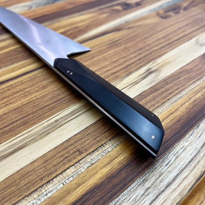 Enceladus 200mm (7.75") Gyuto w/ Black G10 Handle