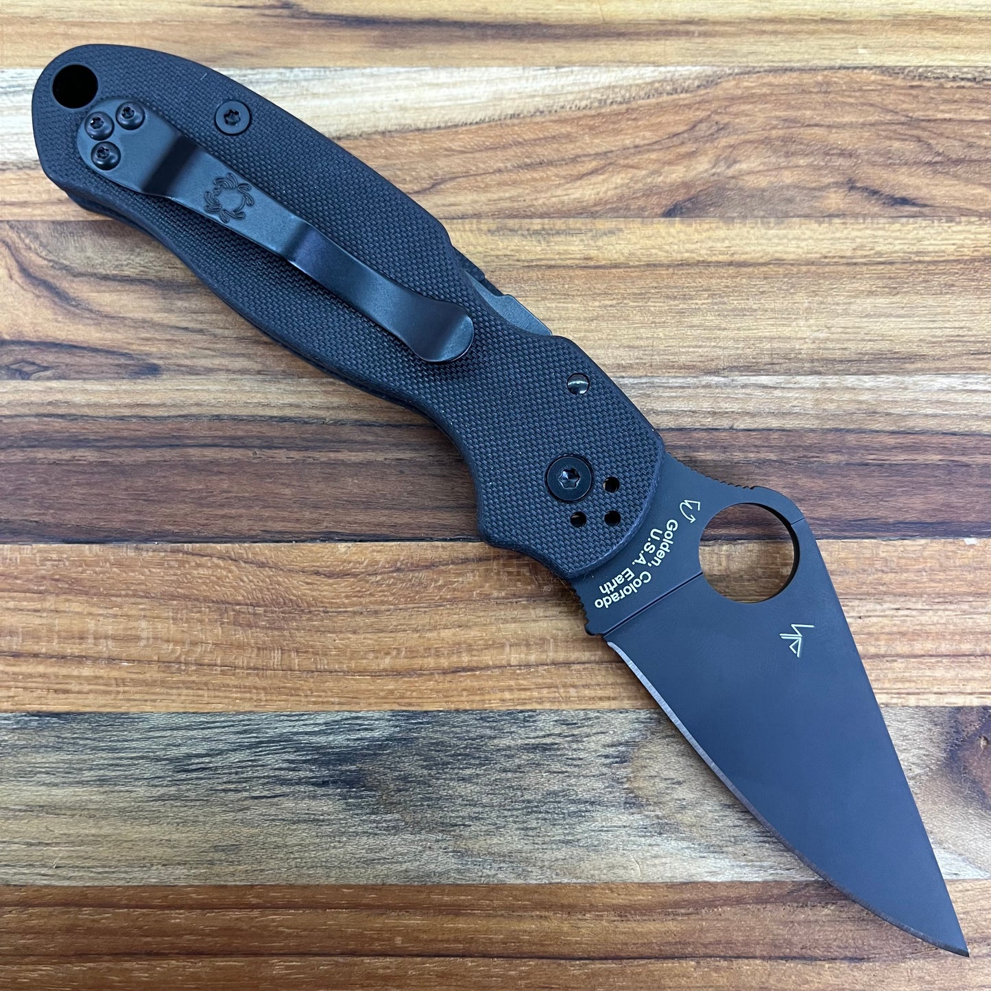 Spyderco Paramilitary 3 3" Folding Knife All Black