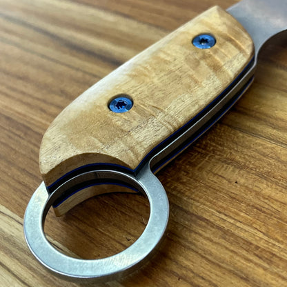 Meglio Blade Show Semi-Custom 2" MagnaCut Karambit w/ Yellow Primavera Handle & Kydex Sheath