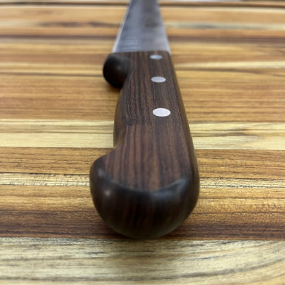 Victorinox Rosewood 12" Extra-Tall Roast Beef Slicing Knife w/ Hollow-Ground