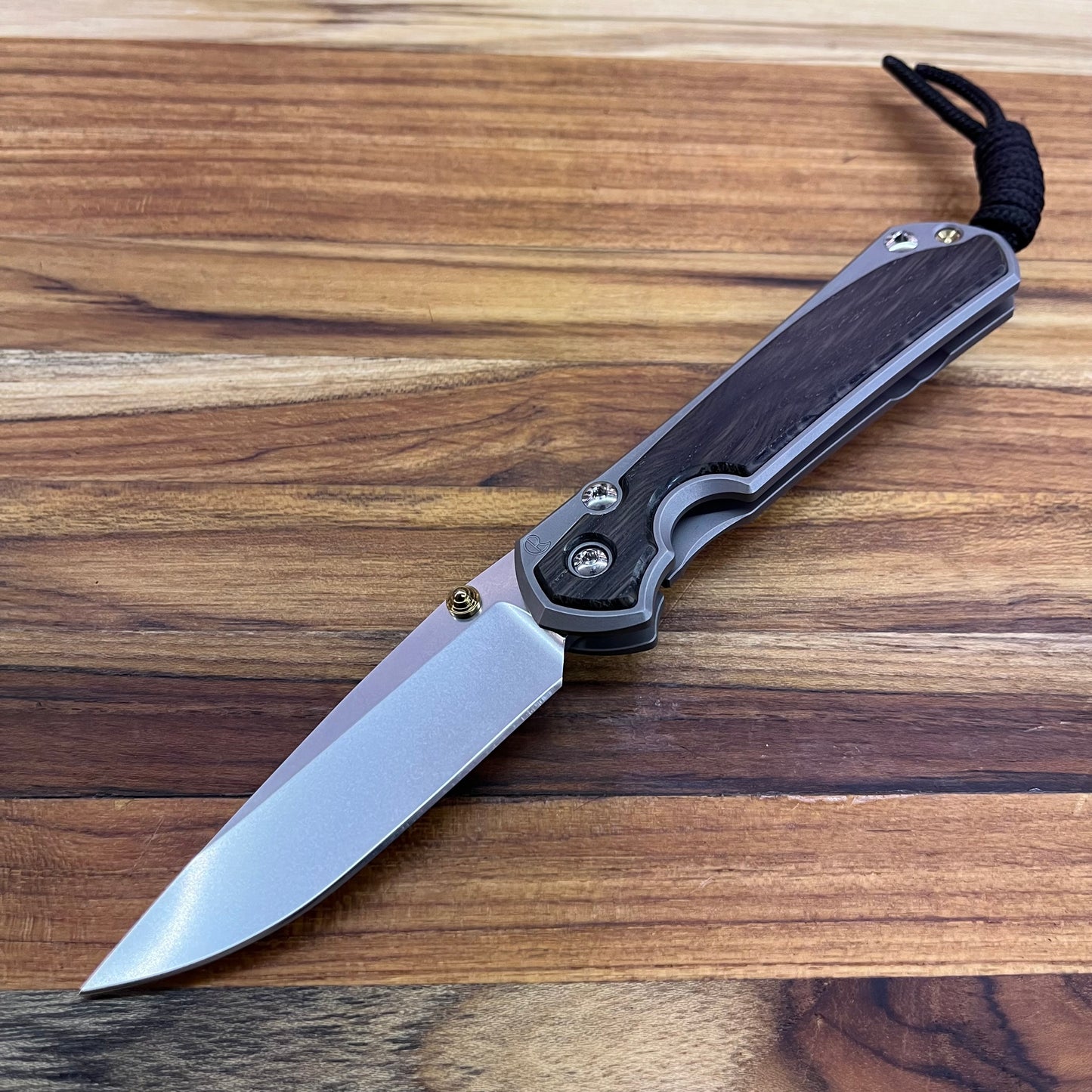 Chris Reeve Knives Small Sebenza 31 3" Folding Knife w/ Bog Oak Inlay
