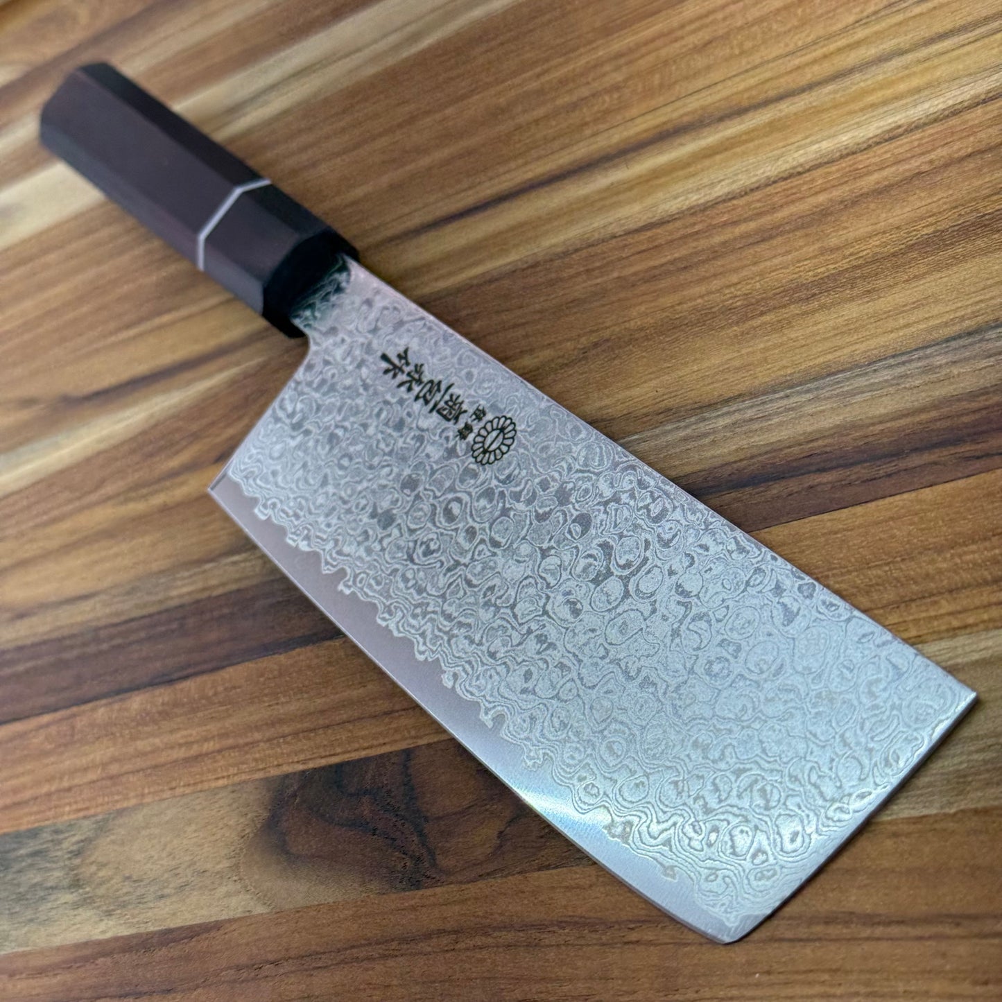 Kikuichi ZA69 Layer Damascus 160mm (6.5") Nakiri
