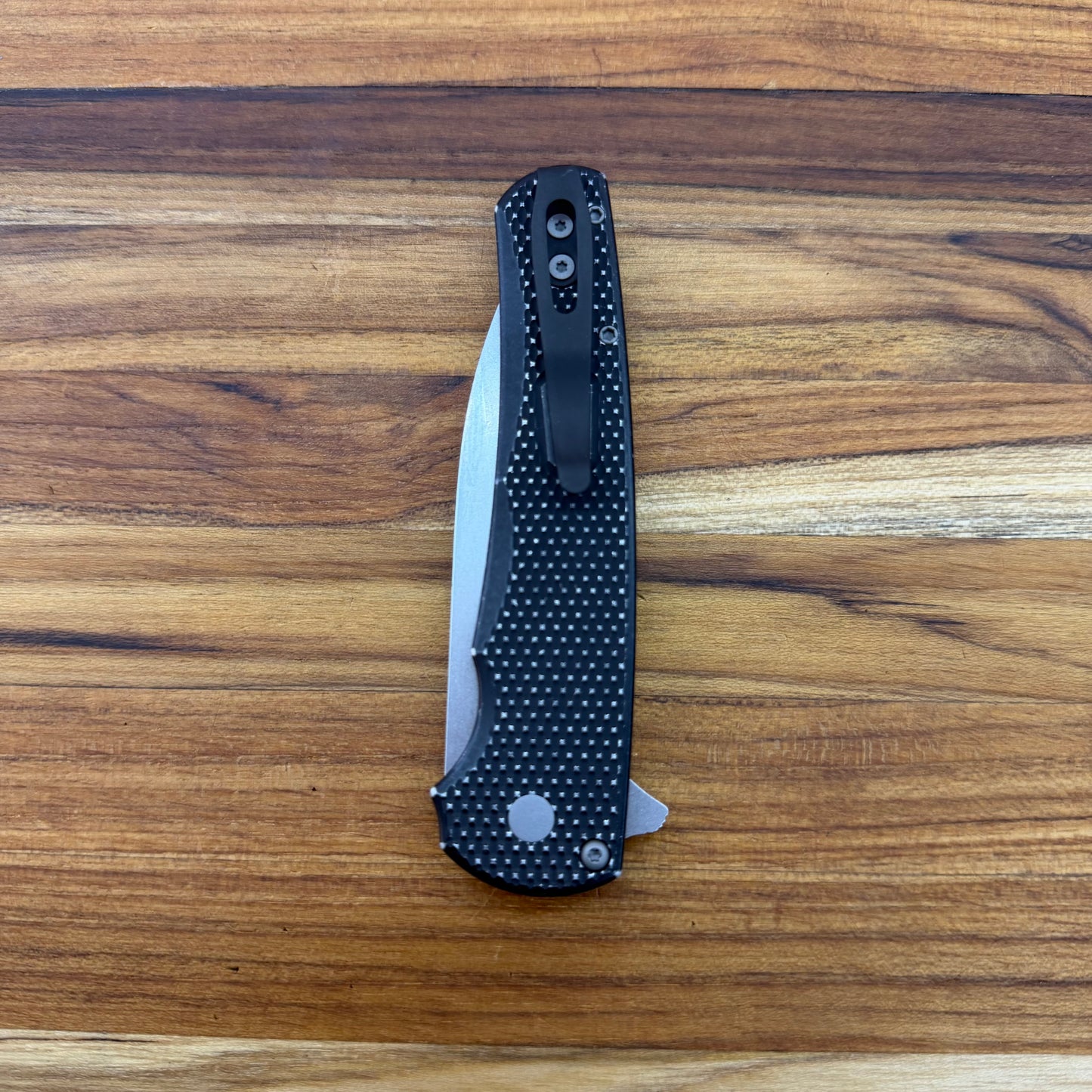 Pro-Tech Malibu 3.25" Flipping Knife w/ Black Textured Battleworn Handle