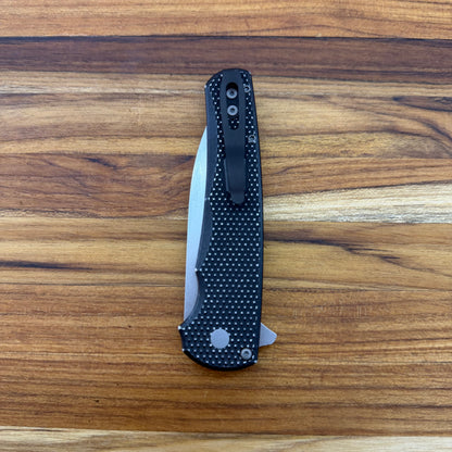 Pro-Tech Malibu 3.25" Flipping Knife w/ Black Textured Battleworn Handle