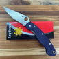 Spyderco Military S110V Blue G10 Folder