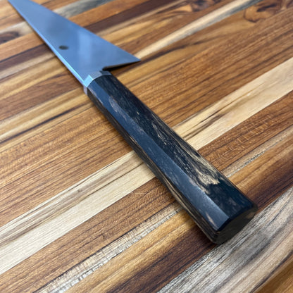 Enceladus 210mm (8.25") K-Tip Gyuto w/ Pale Moon Ebony & Titanium Handle