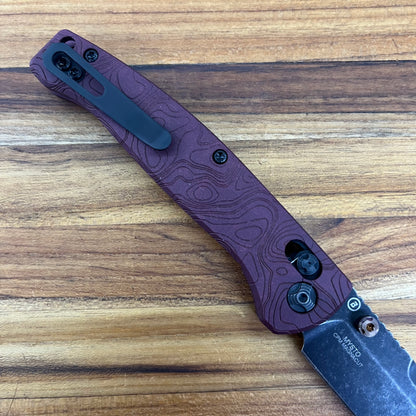 Hogue Mysto 3.4" Folding Knife w/ Redstone Richlite Handle
