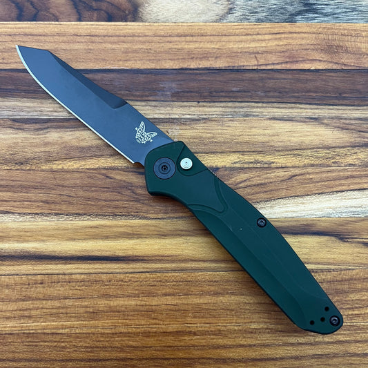 Benchmade Osborne 3.5" Auto w/ Green Aluminum Handle