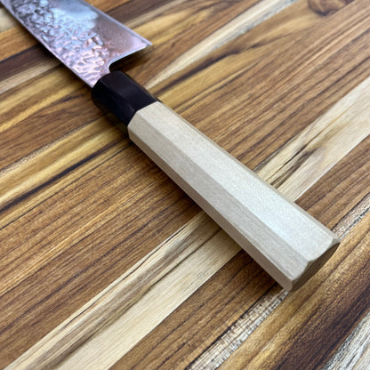 Kikuichi 67 Layer Mirror Damascus Tsuchime 165mm (6.5") Santoku