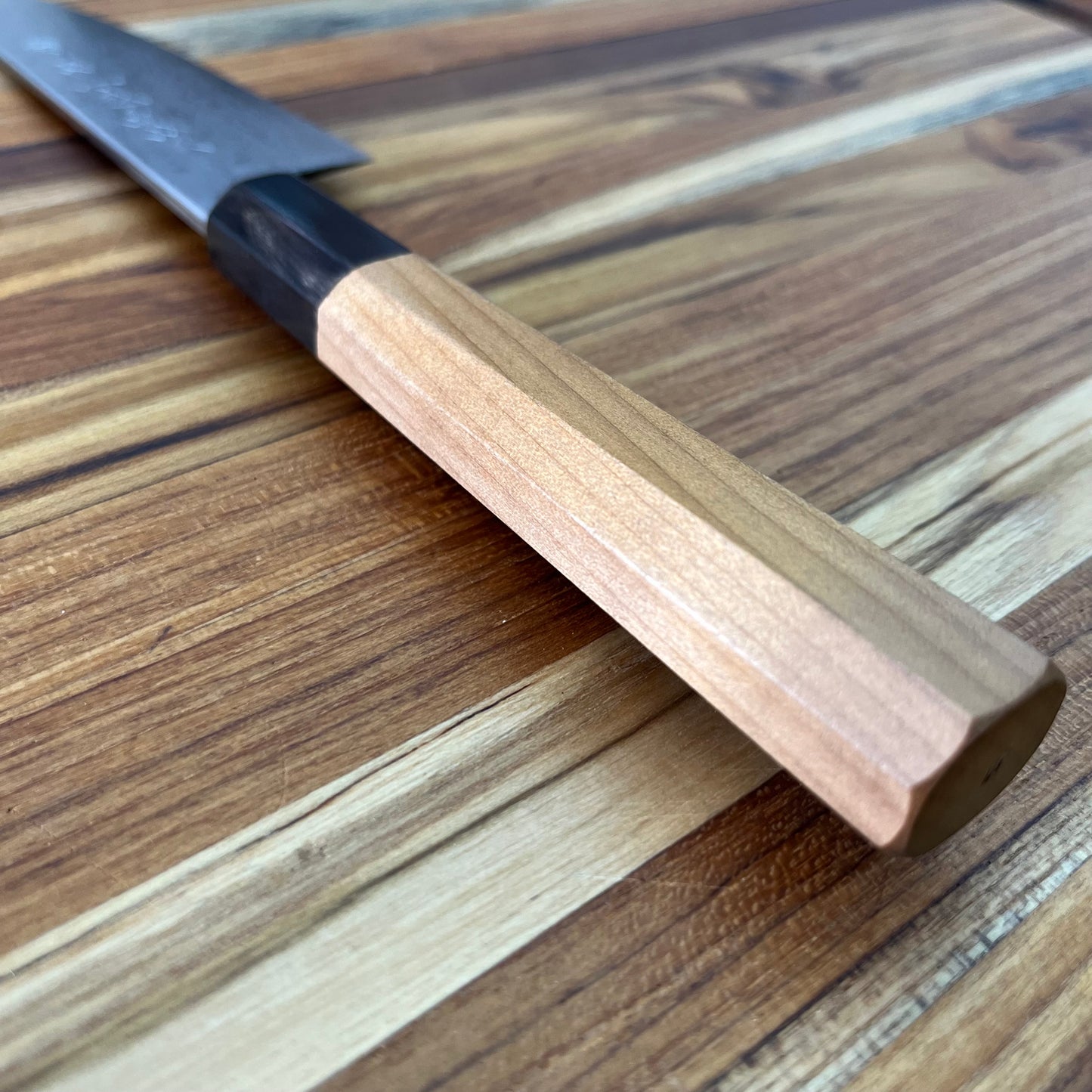 Kikuichi Kasumi Aoko Blue Carbon Damascus 150mm (6") Bunka