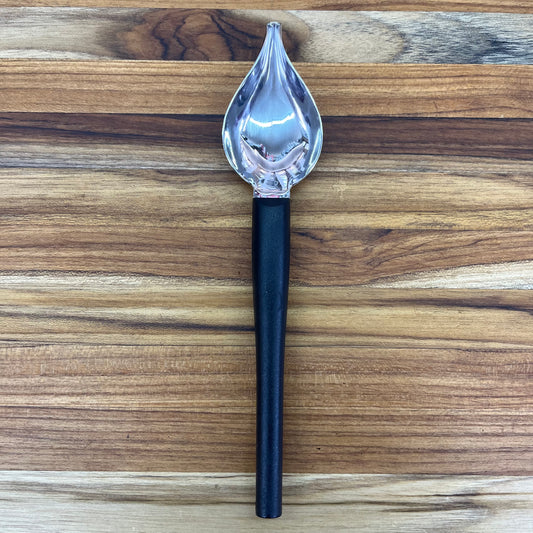 Mercer Tool 8" Large Precision Spoon w/ Spout & Textured Nylon Handle