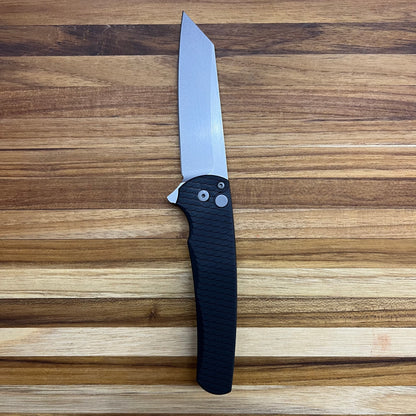 Pro-Tech Malibu 3.25" Flipper w/ Black Dragon Scale Handle