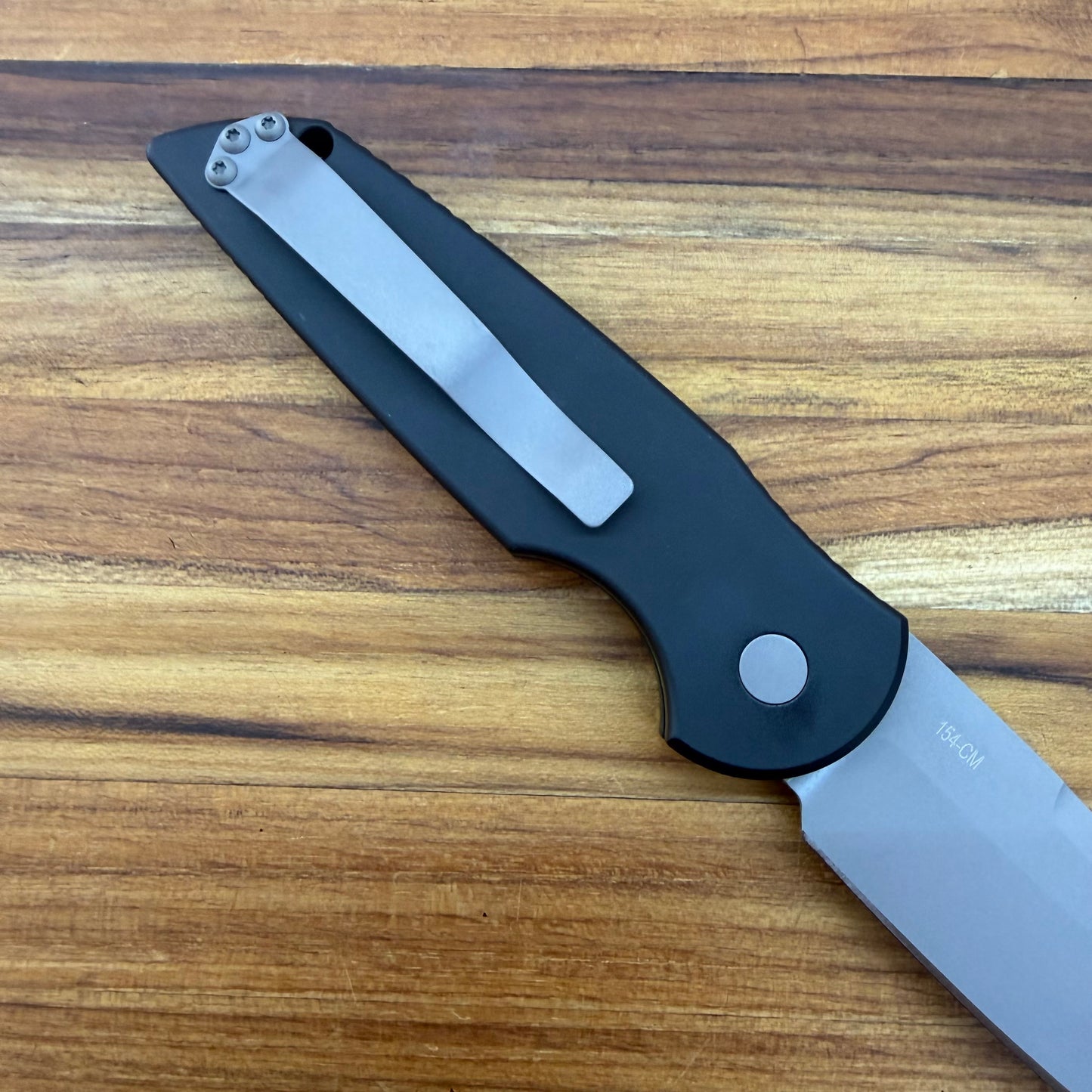 Pro-Tech TR-3 3.5" Auto w/ Black Grooved Handle