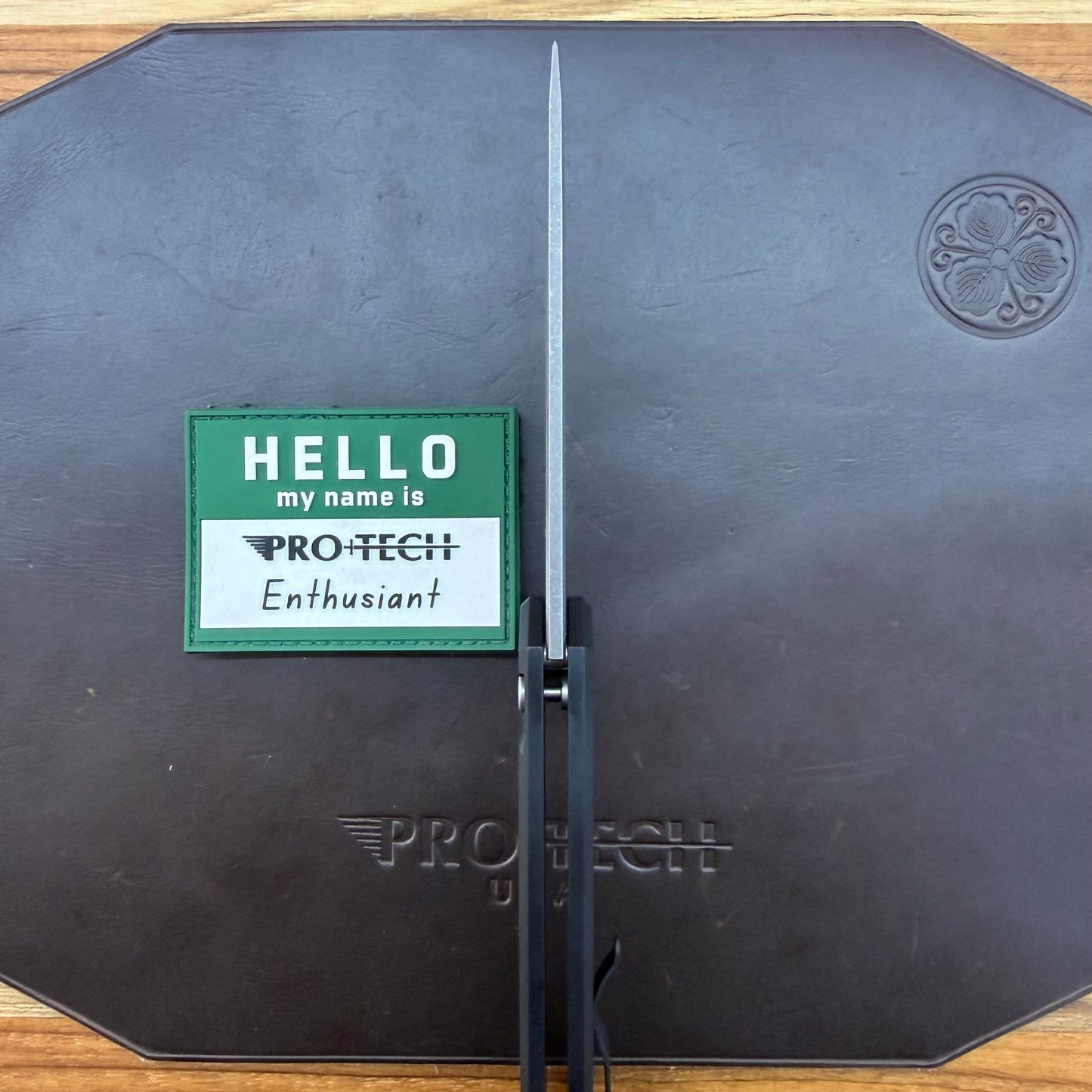 Pro-Tech Mordax 3.5" Flipping Knife w/ Acid Wash Blade & Black Aluminum Handle