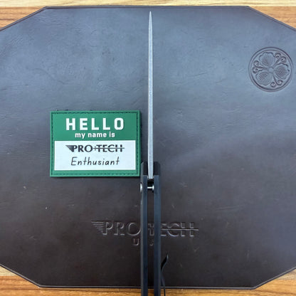 Pro-Tech Mordax 3.5" Flipping Knife w/ Acid Wash Blade & Black Aluminum Handle