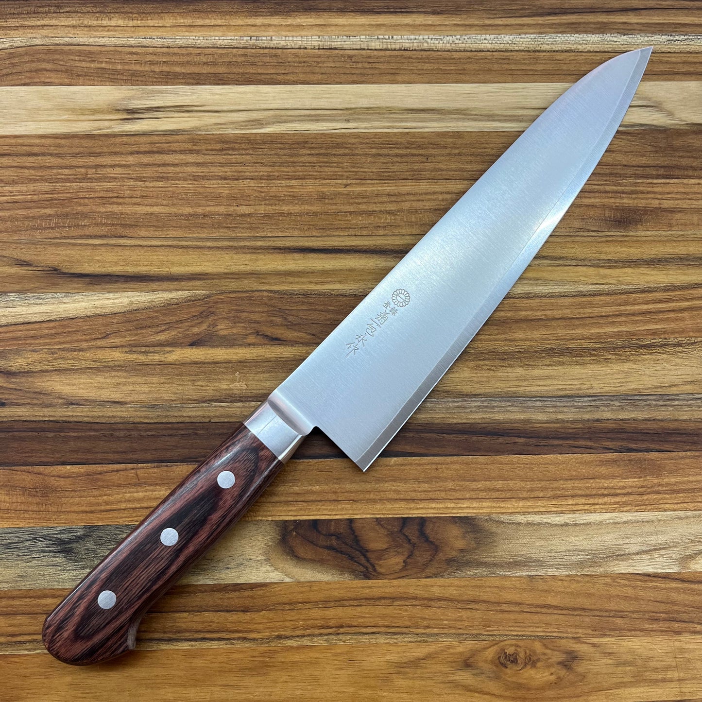 Kikuichi Elite Warikomi Gold 240mm (9.5") Gyuto