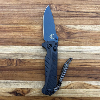 Benchmade Adira 3.5” Folding Knife w/ Tempest Gray Grivory Handle