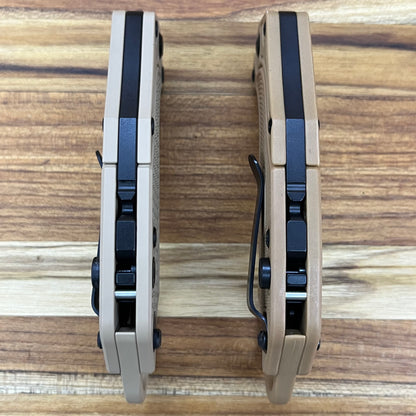 Reate EXO-K 3" PVD Tan Gravity Karambit w/ Trainer Knife