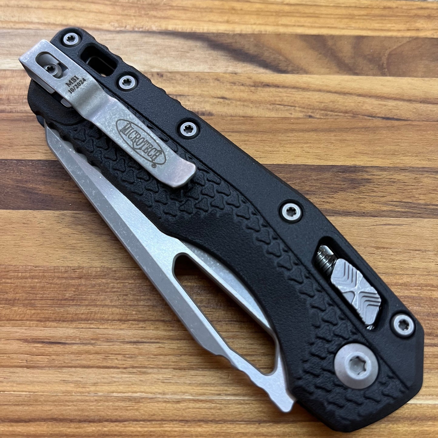 Microtech MSI 4" Folding Knife w/ Black Polymer Handle