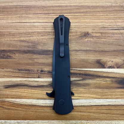 Pro-Tech Large Don 4.5" Auto w/ Black 3D Curve Handle & MOP Button