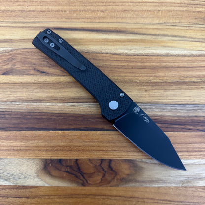 Pro-Tech Chavez Scapegoat Compact 3" Auto w/ MagnaMax & Black Carbide Textured Aluminum Handle