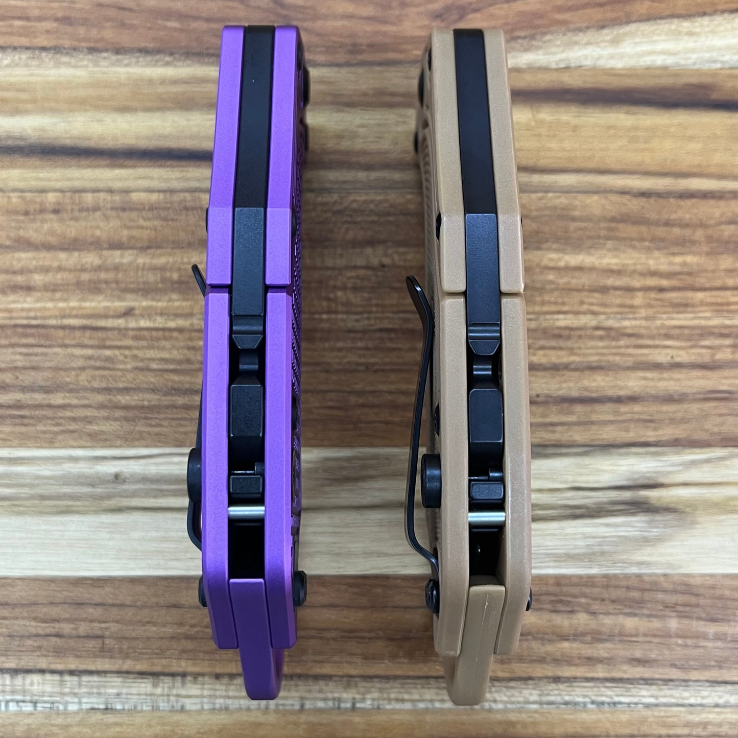 Reate EXO-K 3" PVD Purple Gravity Karambit w/ Trainer Knife