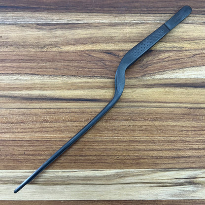 Mercer Tool Precision Plus 6.5" Matte Black Offset Plating Tong