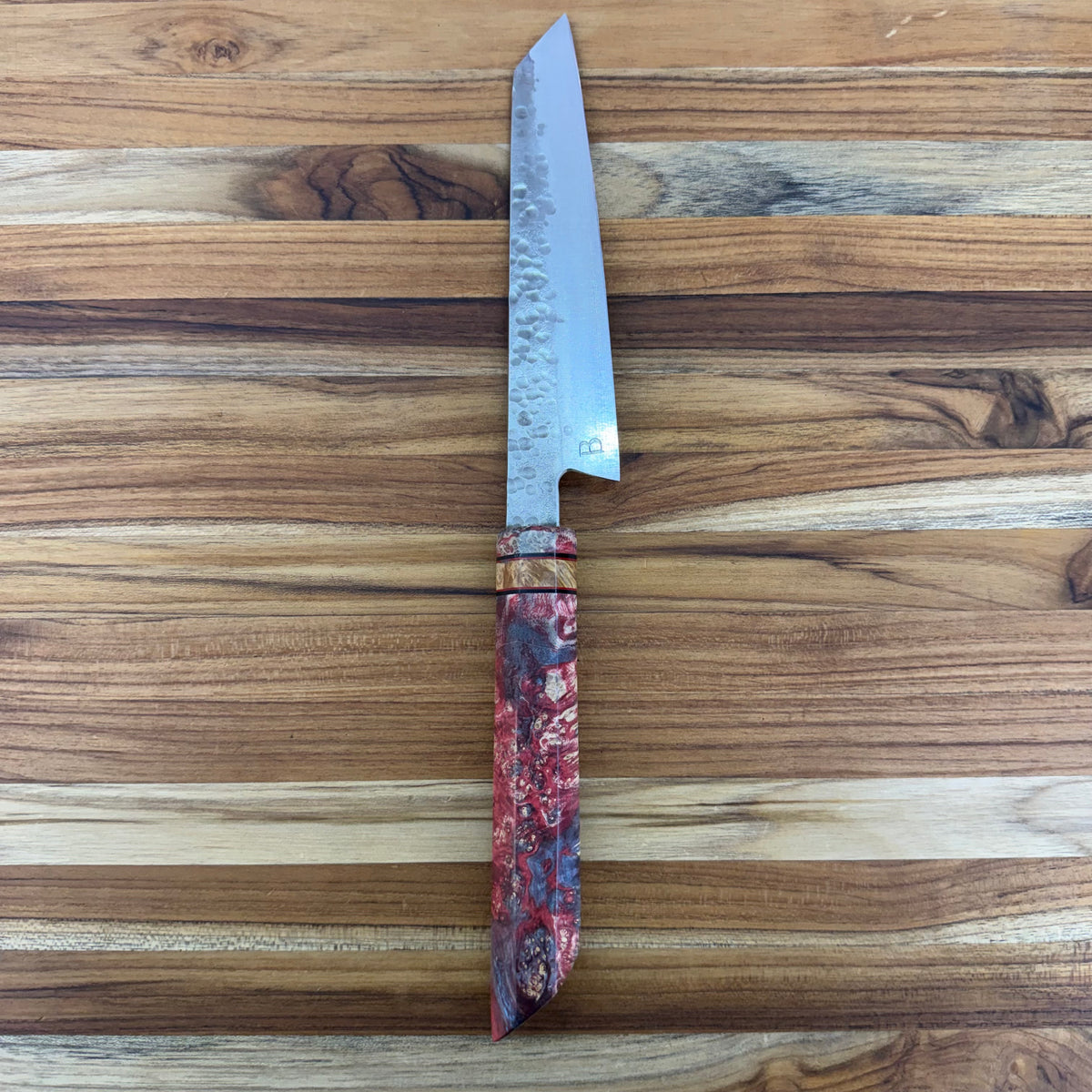 Baldwin Blades 150mm (6") Petty w/ K-Tip & Red Box Elder Handle