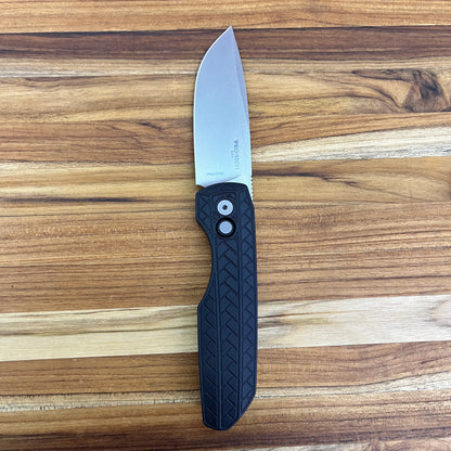 Pro-Tech Vero Synapse 2 3.5" Auto w/ Black Herringbone Textured Aluminum Handle