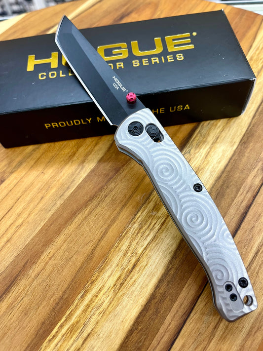 Hogue 24490-LIM Mysto Titanium Magnacut Black Tanto Folder