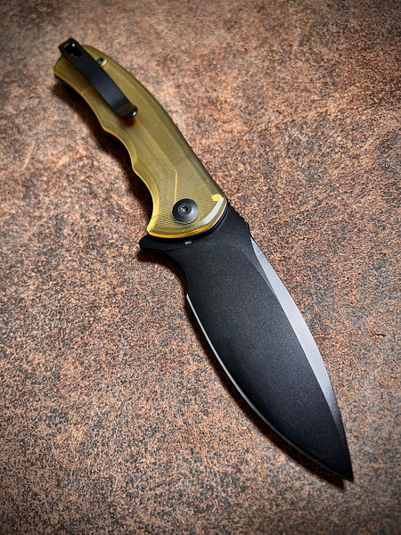 Civivi C18026C-5 Mini Praxis Ultem Handle 2.98" Black D2 Flipper Knife