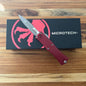 Microtech Hera II Mini 3" Apocalyptic Bayonet OTF w/ Merlot Aluminum Handle