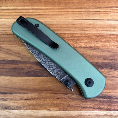 Civivi Qubit 3" Auto Stud Knife w/ Green Handle