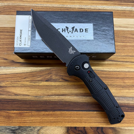 Benchmade Claymore 3.5" Auto w/ Black Grivory Handle