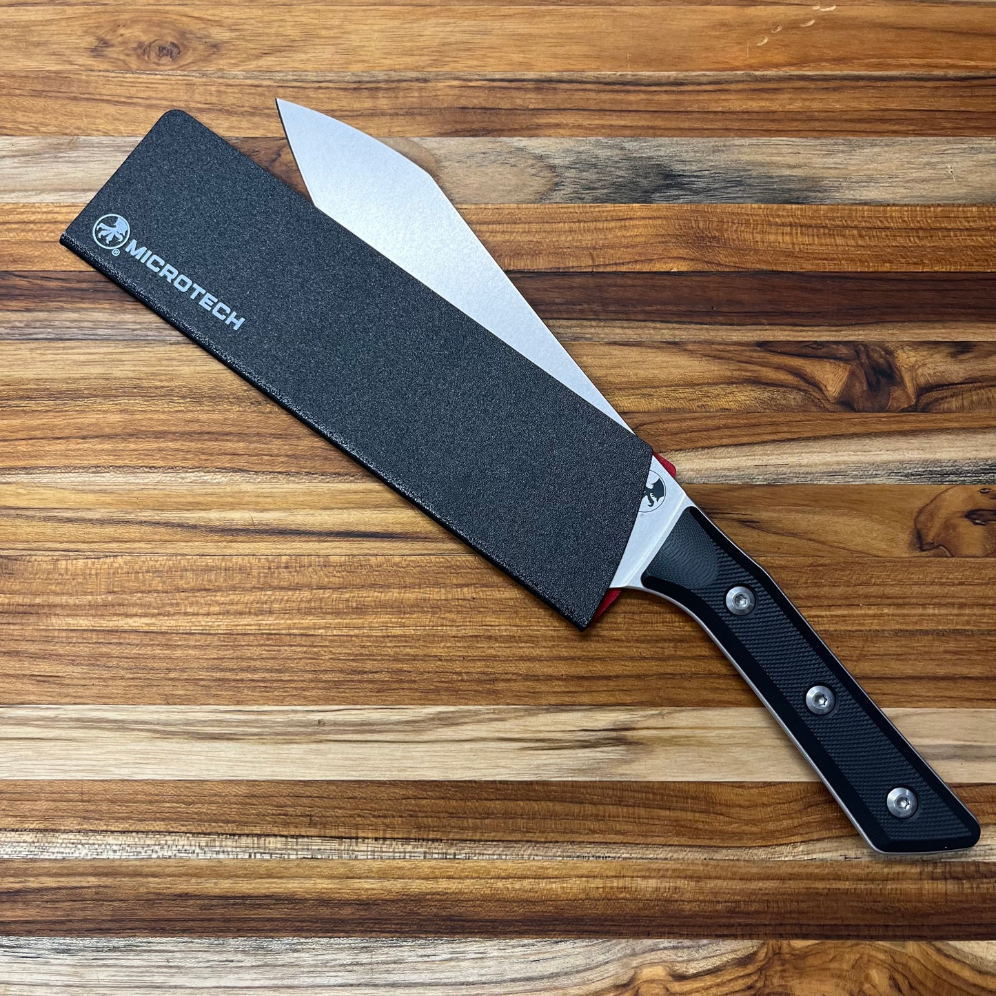 Microtech Culinary 8" Chef's Knife w/ Black G10 Handle