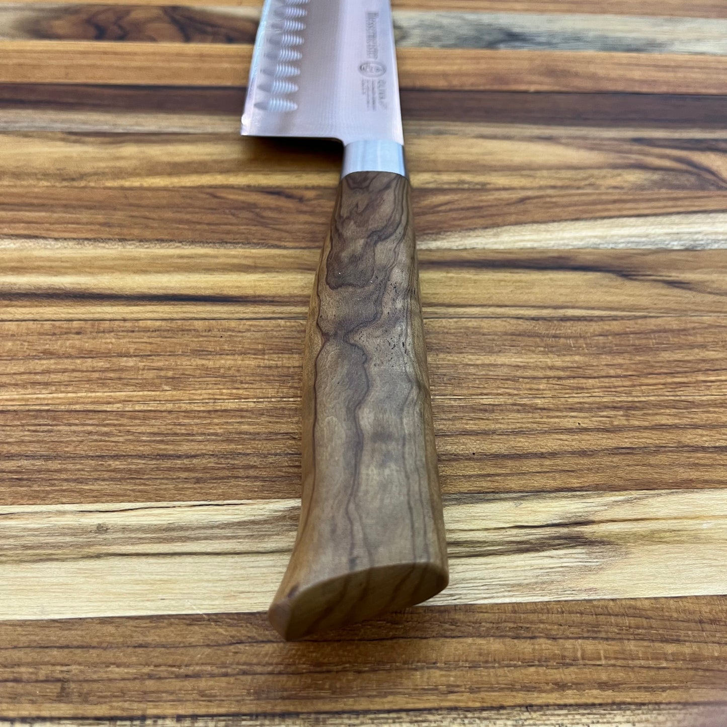 Messermeister Oliva Elité 7" Santoku w/ Hollow Ground