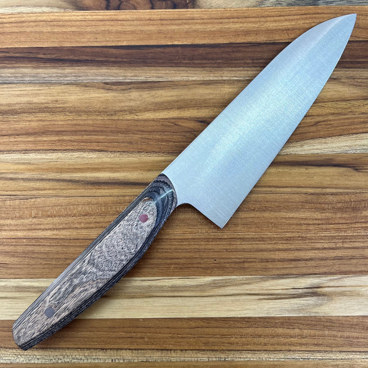 Patterson Forge Semi-Custom 165mm (6.5") Santoku w/ Grey DymaLux Handle
