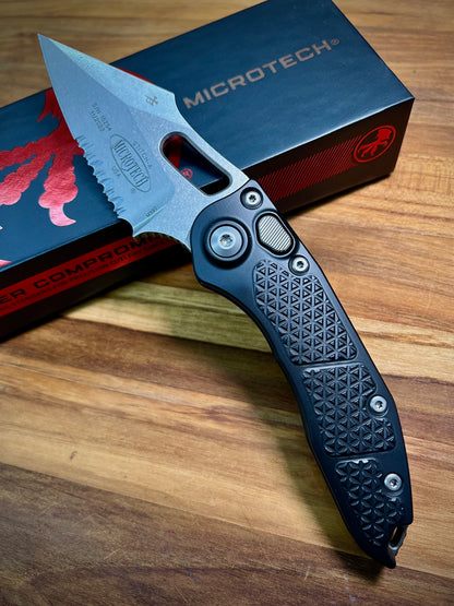 Microtech 169-11 Stitch S/E P/S Stonewash Auto