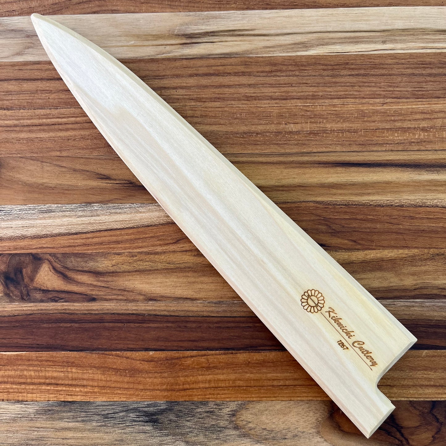Kikuichi Magnetic Saya 210mm (8.25") Sujihiki w/ Poplar Wood