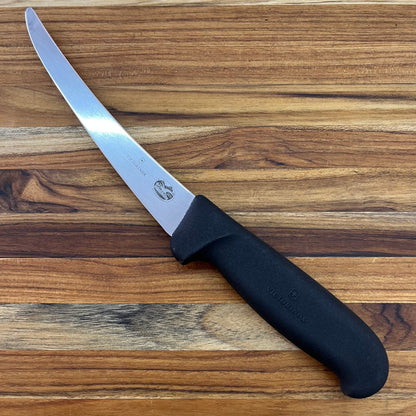 Victorinox Fibrox Pro 6” Semi-Stiff Curved Boning Knife w/ Rounded Tip