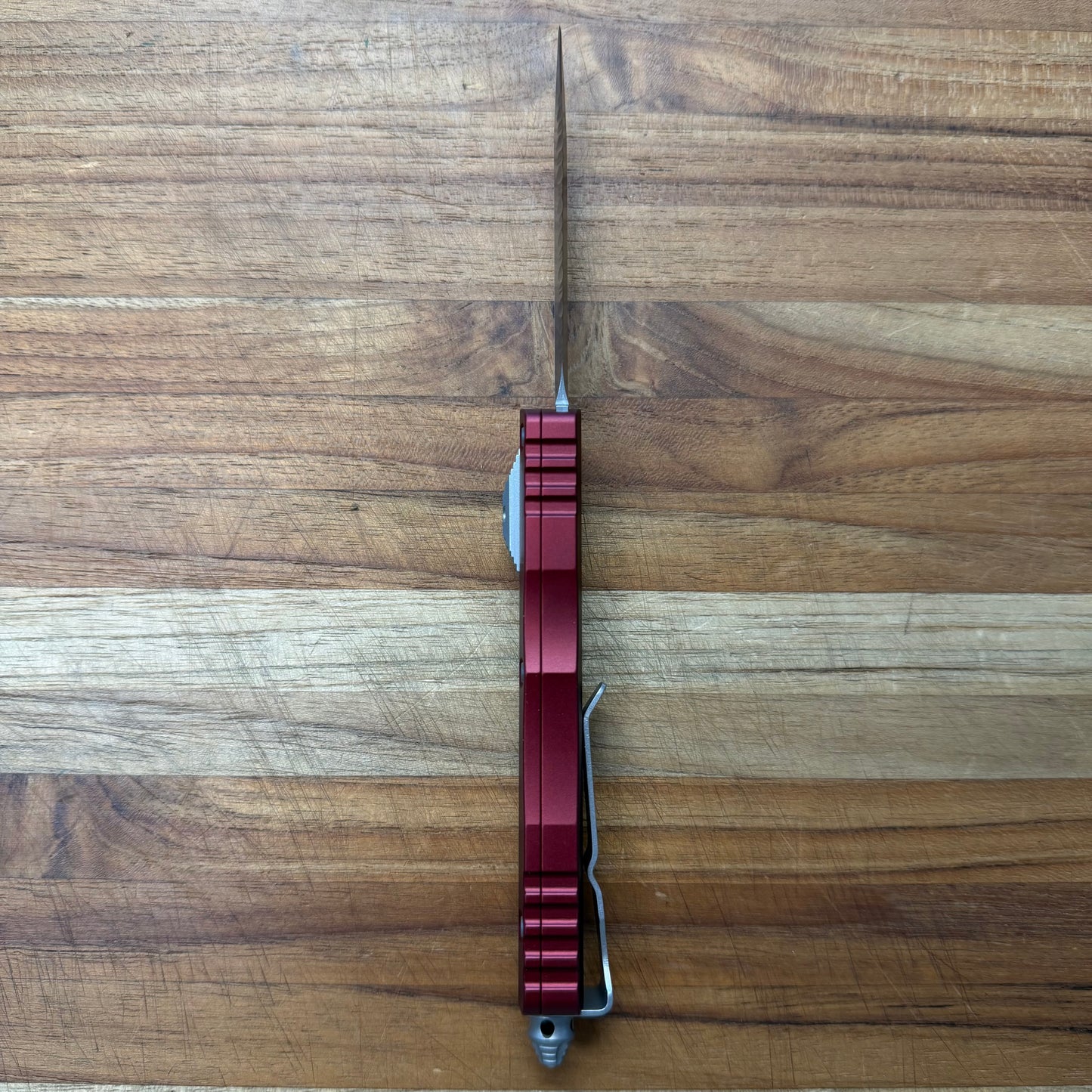 Microtech Dirac D/E 3" F/S OTF w/ Merlot Handle