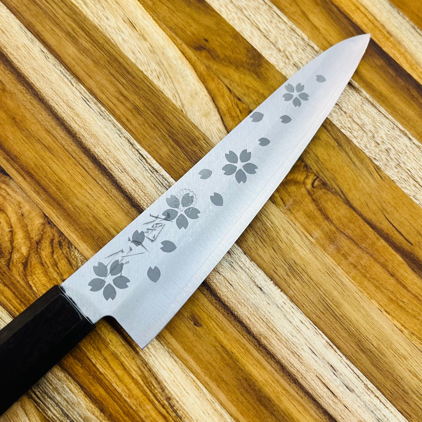 Kikuichi *LIMITED EDITION* Sakura 150mm (6") Petty w/ Ebony Handle