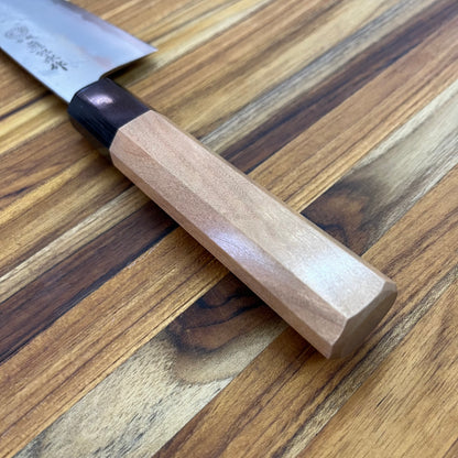 Kikuichi *LIMITED EDITION* Ginsan Nashiji 165mm (6.5") Santoku w/ Cherry Handle
